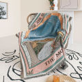 Custom woven blanket woven tapestry blankets jacquard